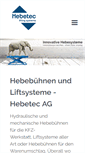 Mobile Screenshot of hebetec.ch